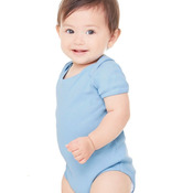 Infant Baby Rib Short Sleeve Creeper