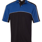 Daytona Racing Colorblocked Moisture-Free Mesh Polo